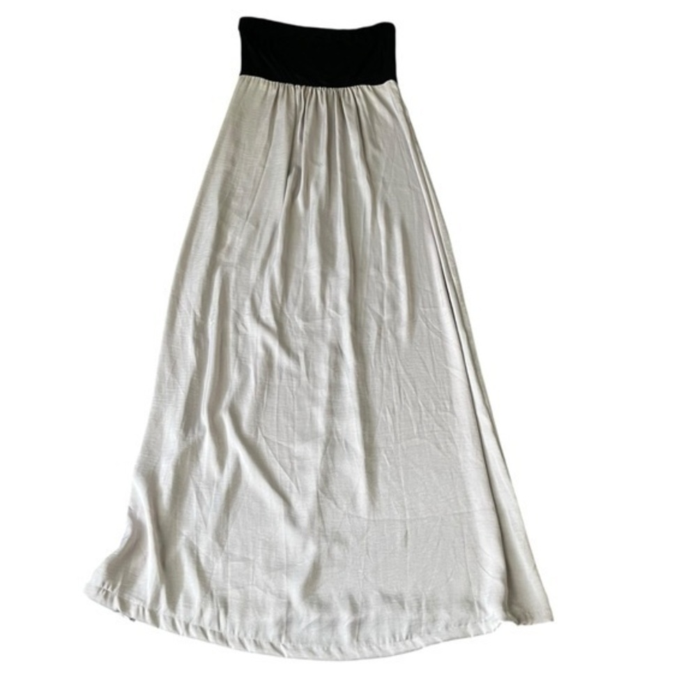 BCBGenegation Elegant Black and White Maxi Dress Size XS